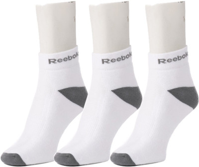 

REEBOK Men's Ankle Length, White/white/white