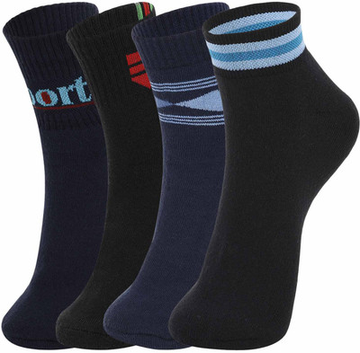 DUKK Men Printed Mid-Calf/Crew