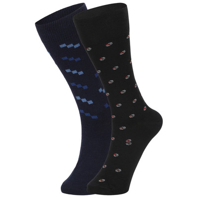 DUKK Men Printed, Solid Calf Length