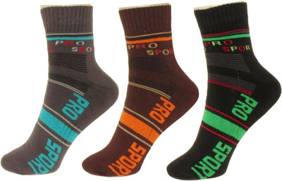 Neska Moda Men & Women Geometric Print Ankle Length(Pack of 3) Neska Moda Men & Women Geometric Print Ankle Length(Pack of 3)