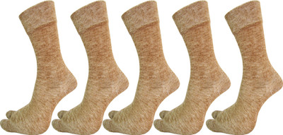 RC. ROYAL CLASS Women Solid Mid-Calf/Crew(Pack of 5)