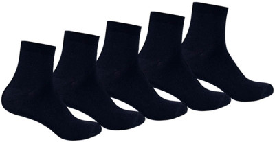 

Ezzi Feet Boys Mid-Calf/Crew(Pack of 5, Navy