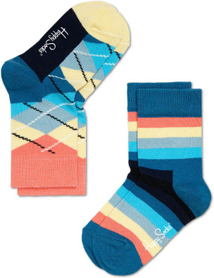 

Happy Socks Baby Boys Striped Knee High(Pack of 2, Green