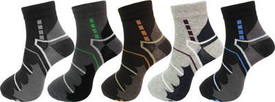 RC. ROYAL CLASS Men Self Design Ankle Length(Pack of 5)