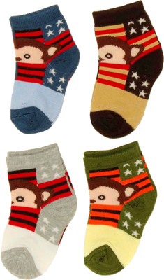 

Neska Moda Baby Boys & Baby Girls Solid Ankle Length(Pack of 4, Multicolor