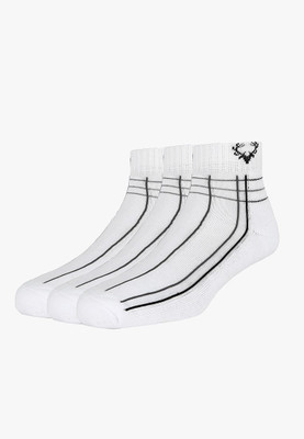 Allen Solly Men Striped Ankle Length(Pack of 3) Allen Solly Men Striped Ankle Length(Pack of 3)