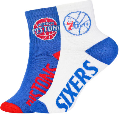 

NBA Boys Solid Ankle Length(Pack of 2, Blue;white