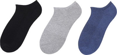 Klair Men Solid Low Cut(Pack of 3) Klair Men Solid Low Cut(Pack of 3)