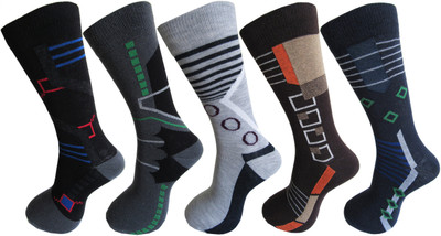 RC. ROYAL CLASS Men Self Design Mid-Calf/Crew