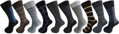 RC. ROYAL CLASS Men Self Design Mid-Calf/Crew