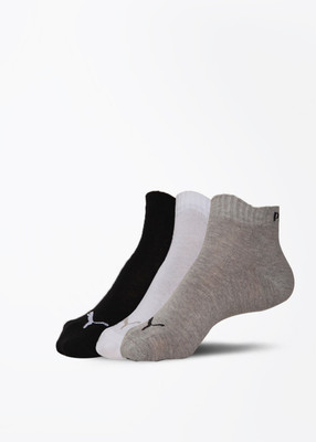 Puma Sport Men's Solid Quarter Length Socks(Pack of 3) available at flipkart for Rs.197