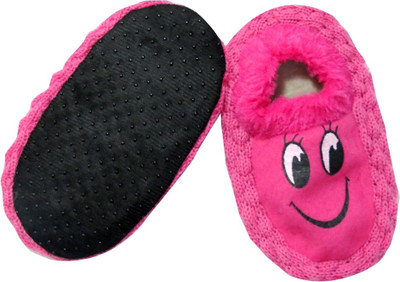 

Neska Moda Boys & Girls Animal Print Peds/Footie/No-Show, Pink