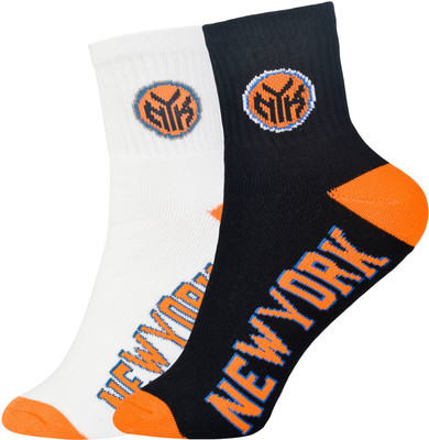 

NBA Boys Solid Ankle Length(Pack of 2, Black;white