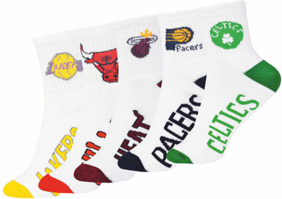 

NBA Boys Printed Ankle Length(Pack of 5, Multicolor