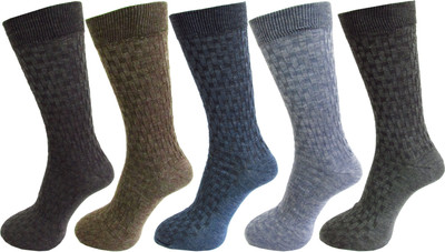 RC. ROYAL CLASS Men Self Design Mid-Calf/Crew