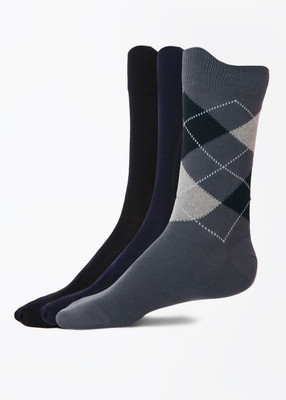 PETER ENGLAND Men Mid-Calf/Crew(Pack of 3)