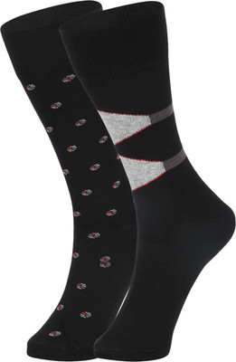 DUKK Men Printed, Solid Calf Length