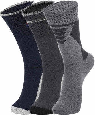 DUKK Men Printed Mid-Calf/Crew