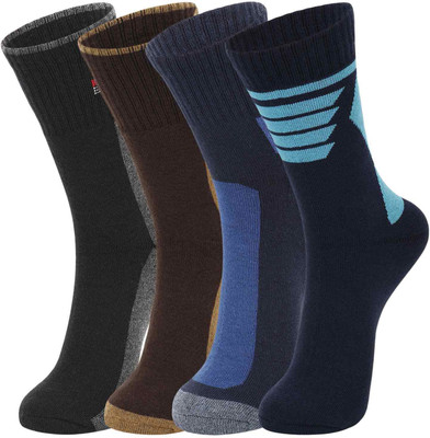 DUKK Men Printed Mid-Calf/Crew