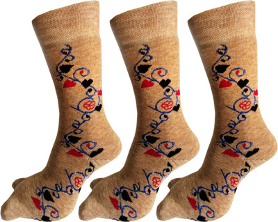 RC. ROYAL CLASS Women Self Design Mid-Calf/Crew