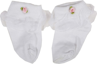

Baby Boo Baby Girl's Solid Ankle Length, White