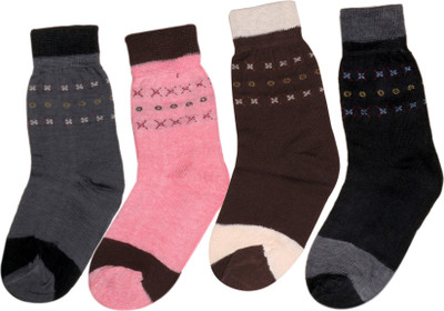 

Tullis Boys & Girls Printed Ankle Length, Grey/pink/brown/black