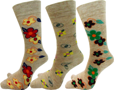 RC. ROYAL CLASS Women Self Design Mid-Calf/Crew