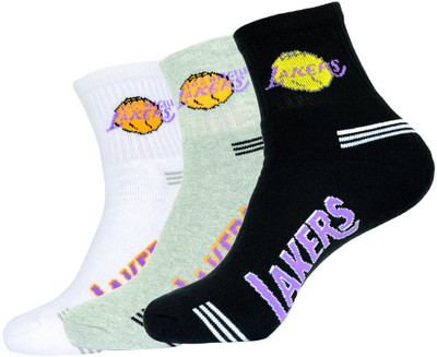 

NBA Men's Solid Ankle Length(Pack of 3, Multicolor