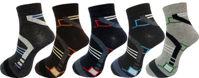 RC. ROYAL CLASS Men Self Design Ankle Length(Pack of 5)