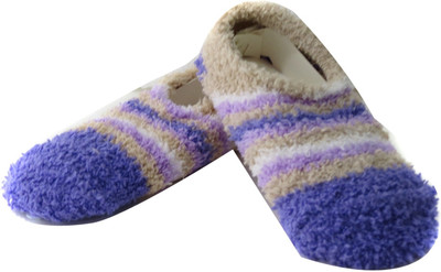 

Neska Moda Towel Baby Boys & Baby Girls Striped Peds/Footie/No-Show, Brown;purple
