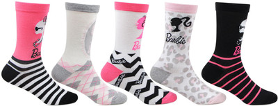 

Bonjour Girl's Self Design Mid-Calf/Crew, Multicolor