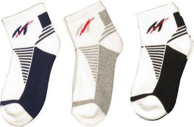 

Neska Moda Boys & Girls Striped Ankle Length(Pack of 3, Black;blue;grey;white