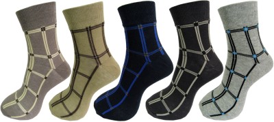 RC. ROYAL CLASS Men Self Design Ankle Length(Pack of 5)