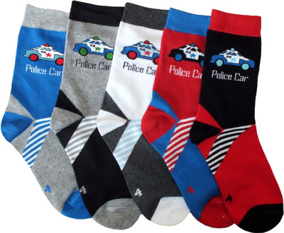 

Marc Boys Graphic Print Ankle Length(Pack of 5, Multicolor