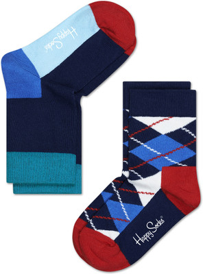 

Happy Socks Baby Boys Striped Knee High(Pack of 2, Blue