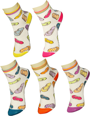 

Neska Moda Boys & Girls Geometric Print Ankle Length(Pack of 5, Multicolor