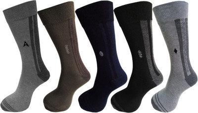 RC. ROYAL CLASS Men Self Design Mid-Calf/Crew