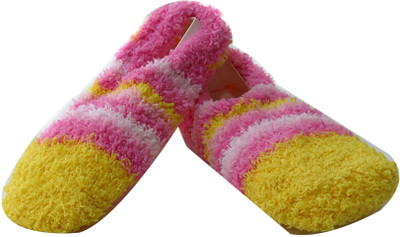 

Neska Moda Towel Baby Boys & Baby Girls Striped Peds/Footie/No-Show, Pink;yellow
