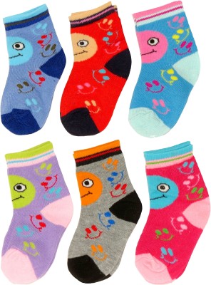 

Neska Moda Boys & Girls Geometric Print Ankle Length(Pack of 6, Multicolor