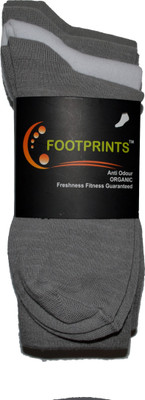 Footprints Men Solid Mid-Calf/Crew