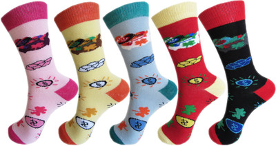 RC. ROYAL CLASS Baby Boys Self Design Mid-Calf/Crew