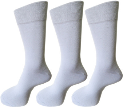 RC. ROYAL CLASS Men Solid Mid-Calf/Crew(Pack of 3)