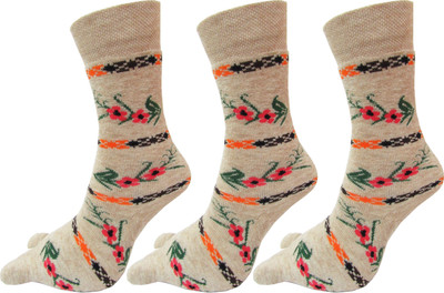 RC. ROYAL CLASS Women Self Design Mid-Calf/Crew