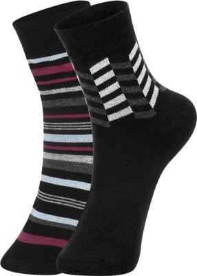 DUKK Men Striped, Solid Ankle Length