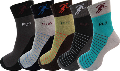 RC. ROYAL CLASS Men Self Design Ankle Length(Pack of 5)