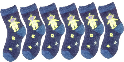 

Kifayati Bazar Baby Boys & Baby Girls Printed Mid-Calf/Crew, Grey