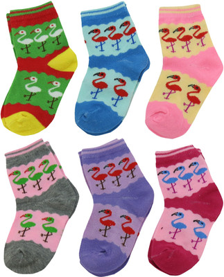 

Neska Moda Boys & Girls Striped Ankle Length(Pack of 6, Multicolor