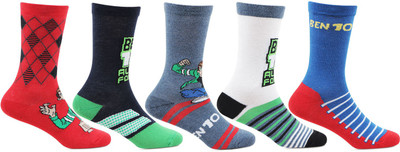 

Bonjour Boy's Self Design Mid-Calf/Crew, Multicolor