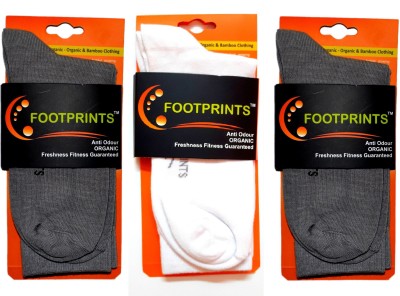 Footprints Men Solid Mid-Calf/Crew