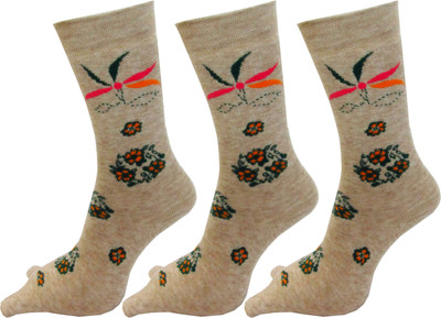 RC. ROYAL CLASS Women Self Design Mid-Calf/Crew